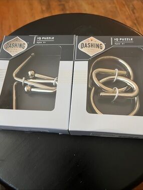 Dashing Silver IQ Puzzle Set - Metal Brain Teasers